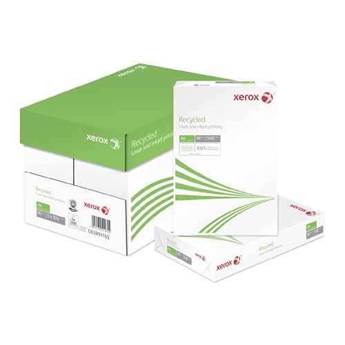 Xerox Recycled - Papel reciclado Blanco ISO 70-80 g/m² A4 - Caja de 5 x 500 hojas