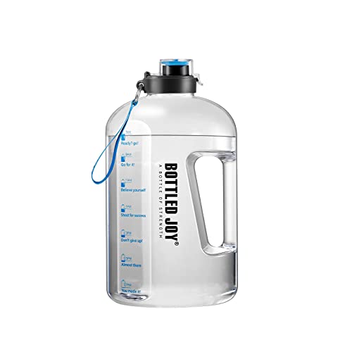 GHONLZIN Botella de Agua Deportiva, 2.5L Water Bottle, Botella Agua sin BPA Reutilizable Botellas de...