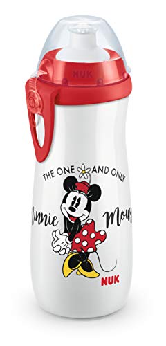 NUK 10255415 Disney Mickey Mouse Sports Cup - Botella para niños (a partir de 36 meses, antigoteo,...