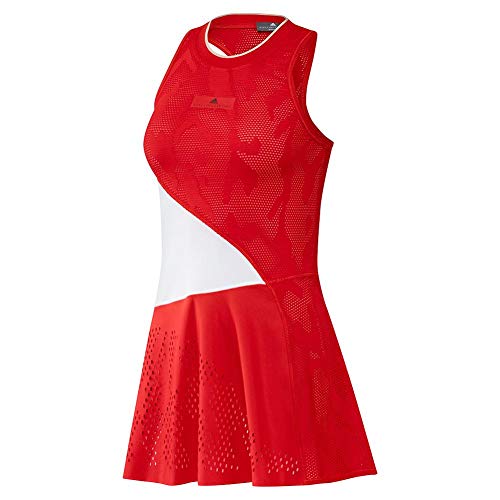 adidas Asmc - Vestido de Tenis sin Mangas para Mujer, Vestido de Tenis Asmc, Mujer, Color Rojo...