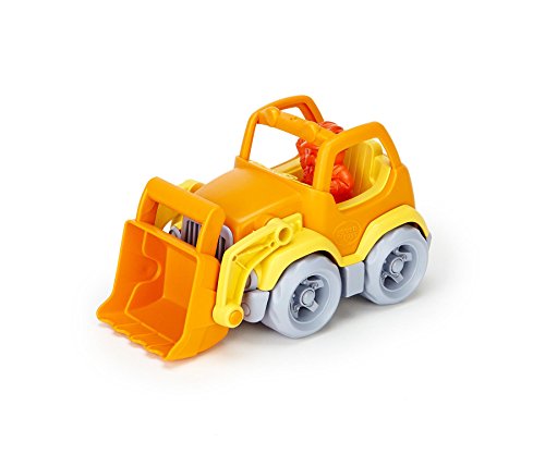 Green Toys Scooper Construction Truck, Orange/Yellow, 4.5 in*7.5 in*4.5 in