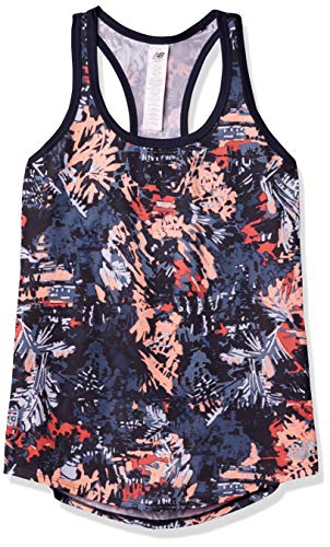 New Balance Printed Accelerate T-Shirt, Ginger Pink, M Womens